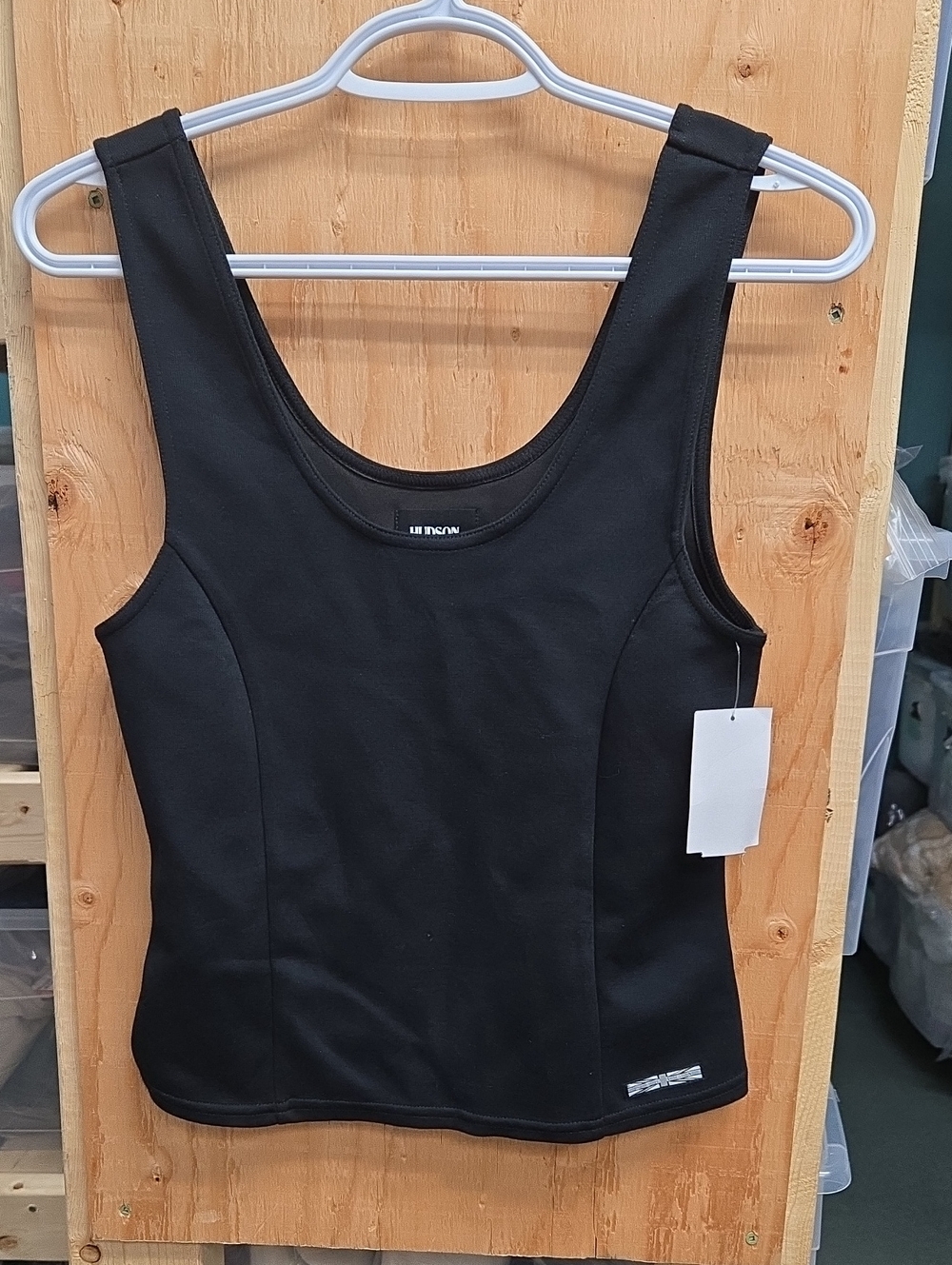 Hudson Size M Black Cropped Tank Top